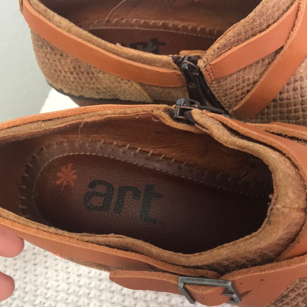 The Art company brown leather heeled shoes Size 41 - Picture 5 of 8